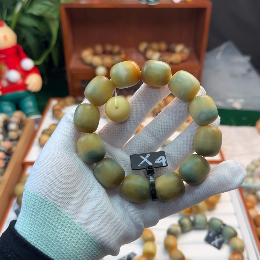 菩提根/象牙果手串卡21年糕干磨瑕疵4