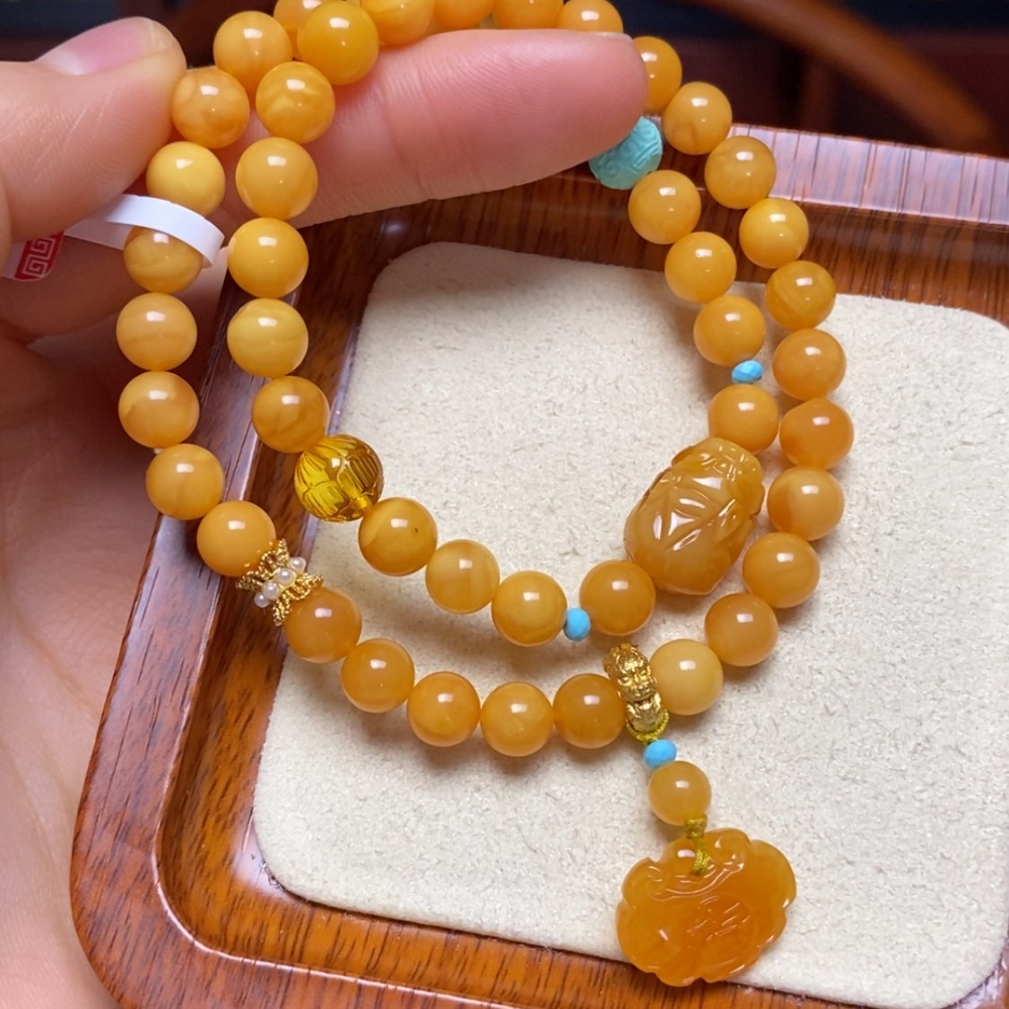 【闪购商品】蜜蜡手链未镶嵌手串