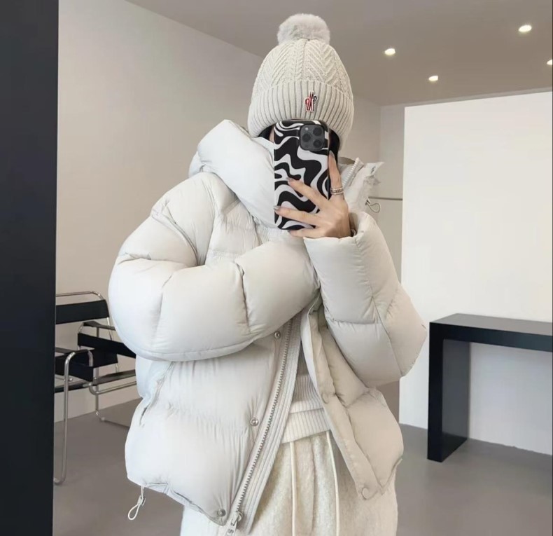 反季清仓云朵泡芙新国标白鸭绒羽绒服韩防风加厚保暖外套G