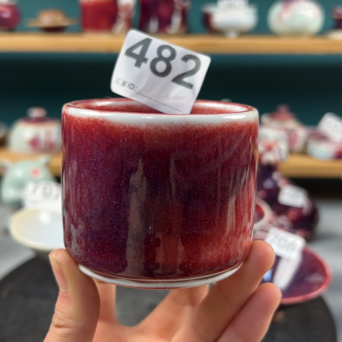 瓷片全品无暇主人杯纯手工