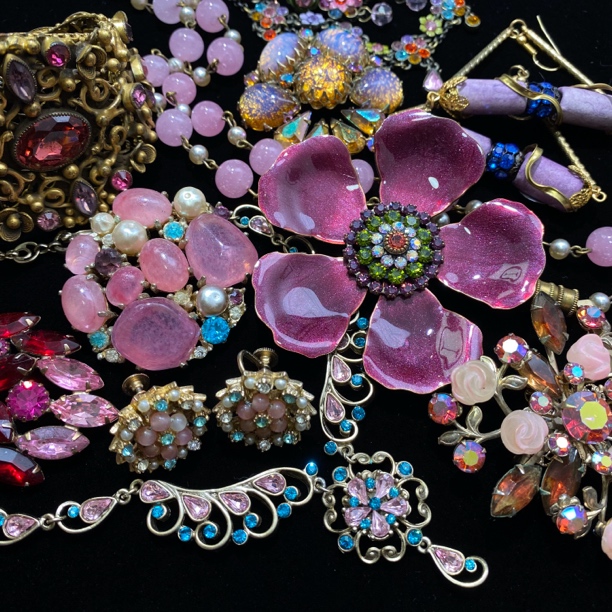 合金胸针 中古合集胸针，vintage中古饰品