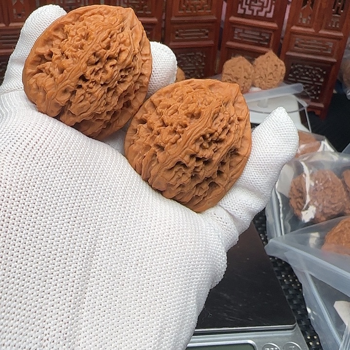 吊坠文玩核桃全品高桩南疆石42尺最高桩