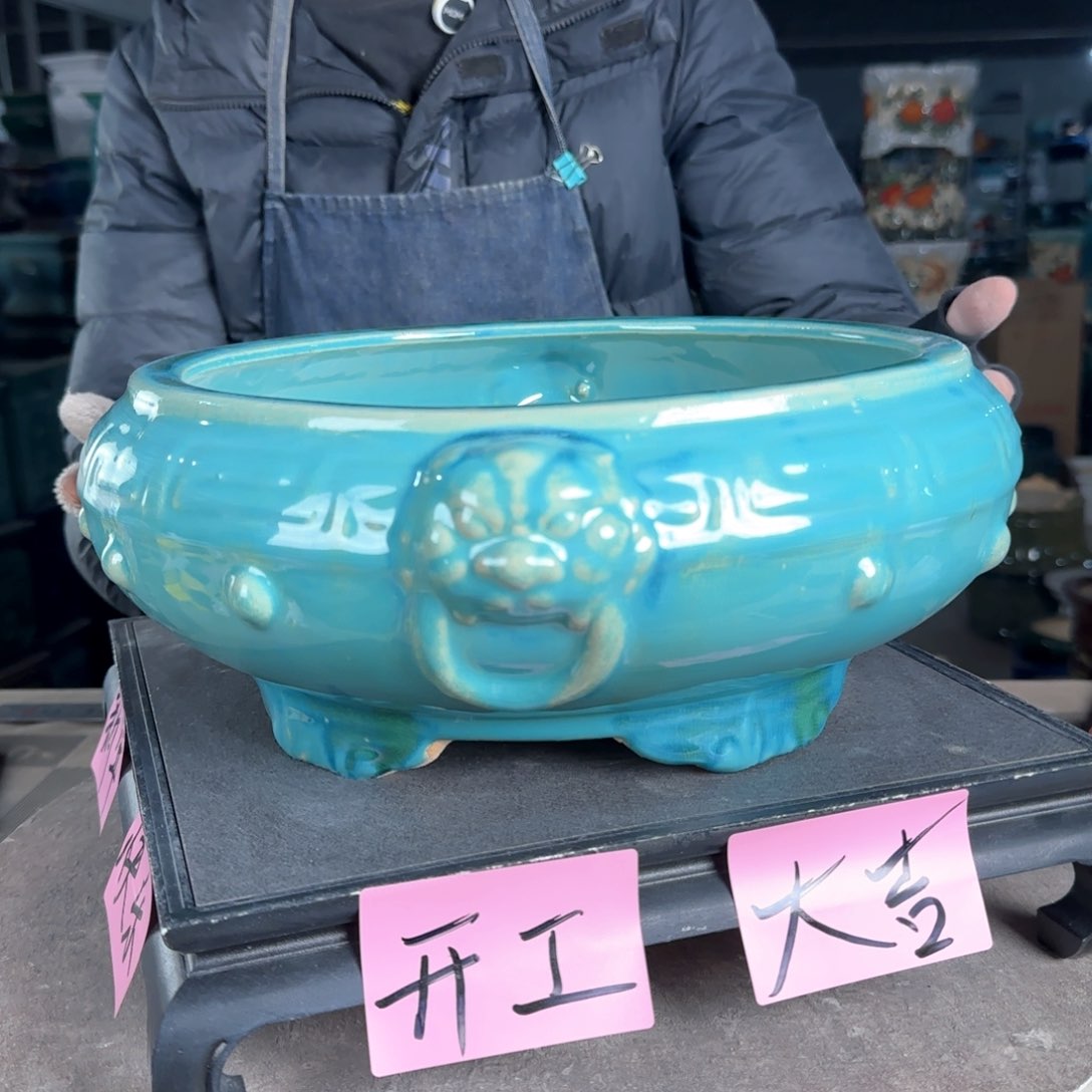 一风堂石湾花盆。微瑕