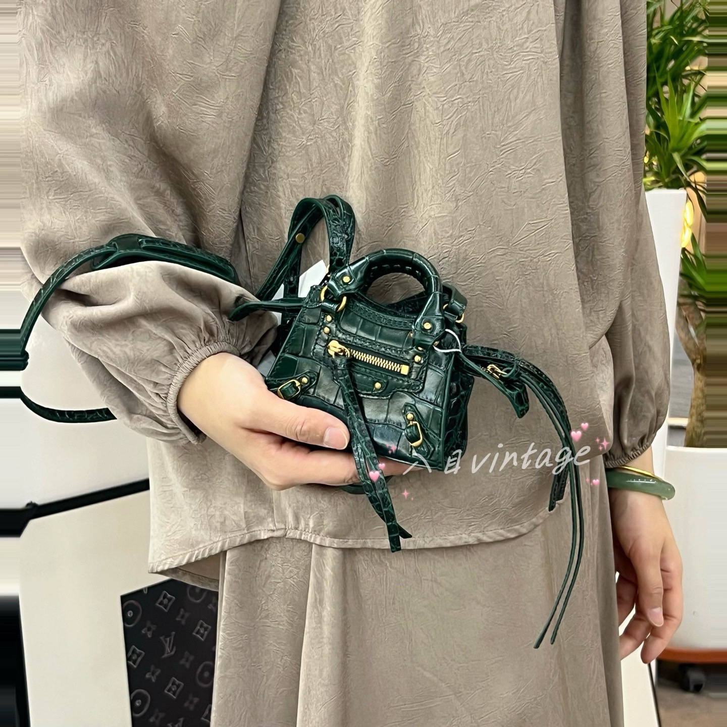 未使用 Balenciaga/巴黎世家 珍甄 超mini小机车 96953