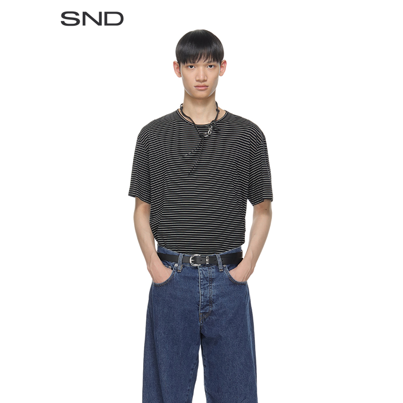 【LMR 设计师品牌】 SND SS25 短袖圆领T恤