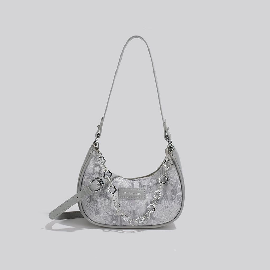 AA腋下法棍包时尚休闲女士春夏小众饺子包单肩H060