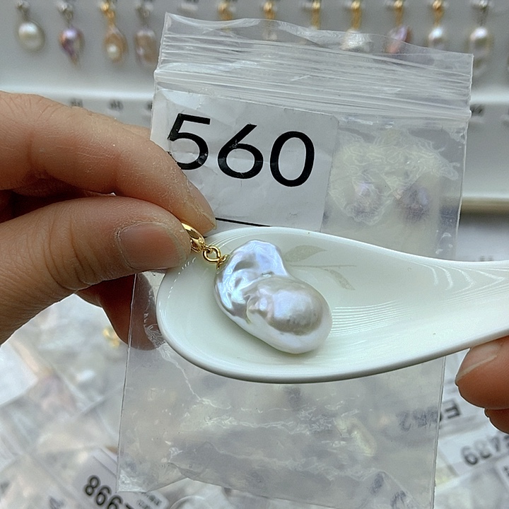 淡水珍珠颈饰银S925镶嵌