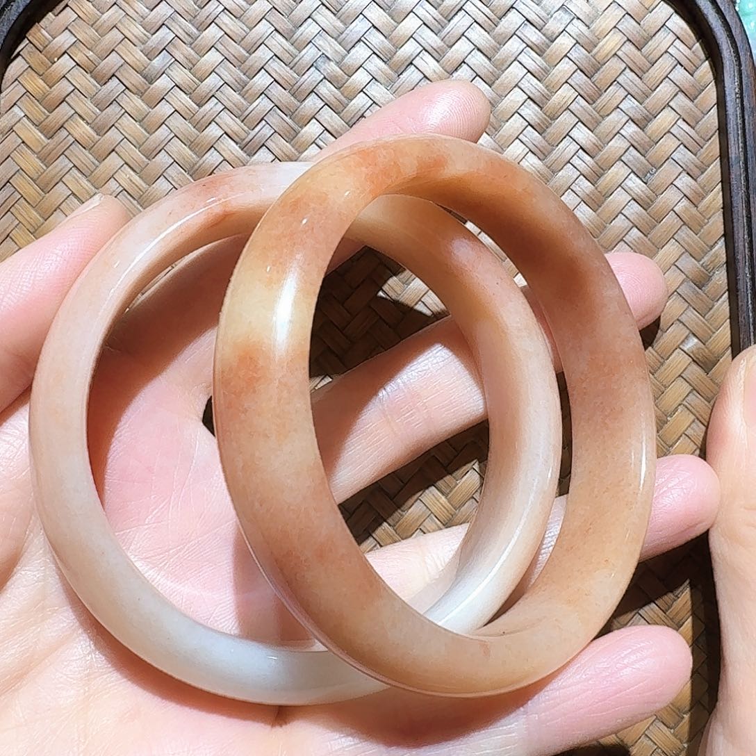合金手镯石英质玉（金丝玉）个性十足