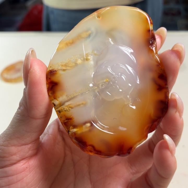 玛瑙/玉髓未镶嵌吊坠(不含链)