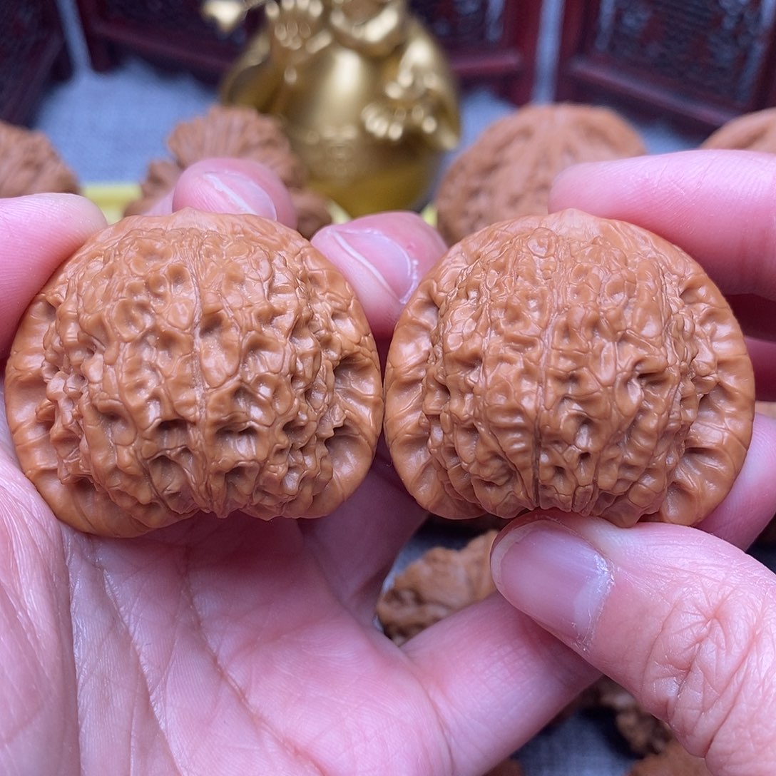 文玩核桃把件全品毕业血麒麟40尺