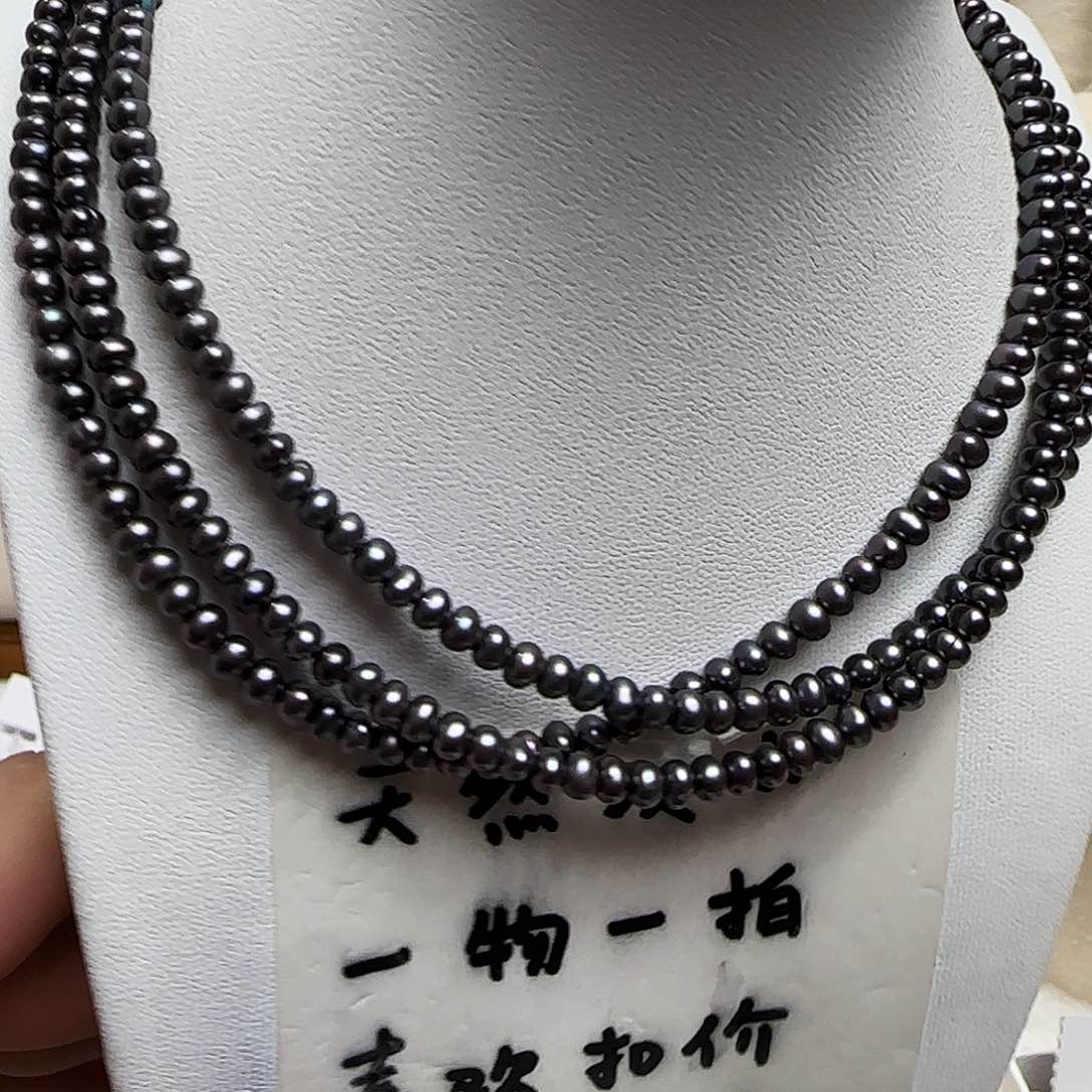 淡水珍珠颈饰合金卡4