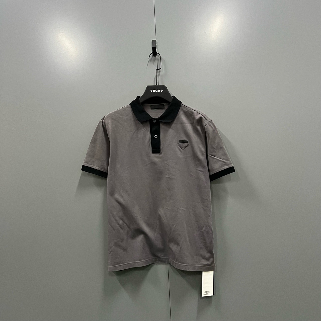 （bb）119 PRADA 普拉达 贴布三角标polo衫 M码/95新/4500/206085