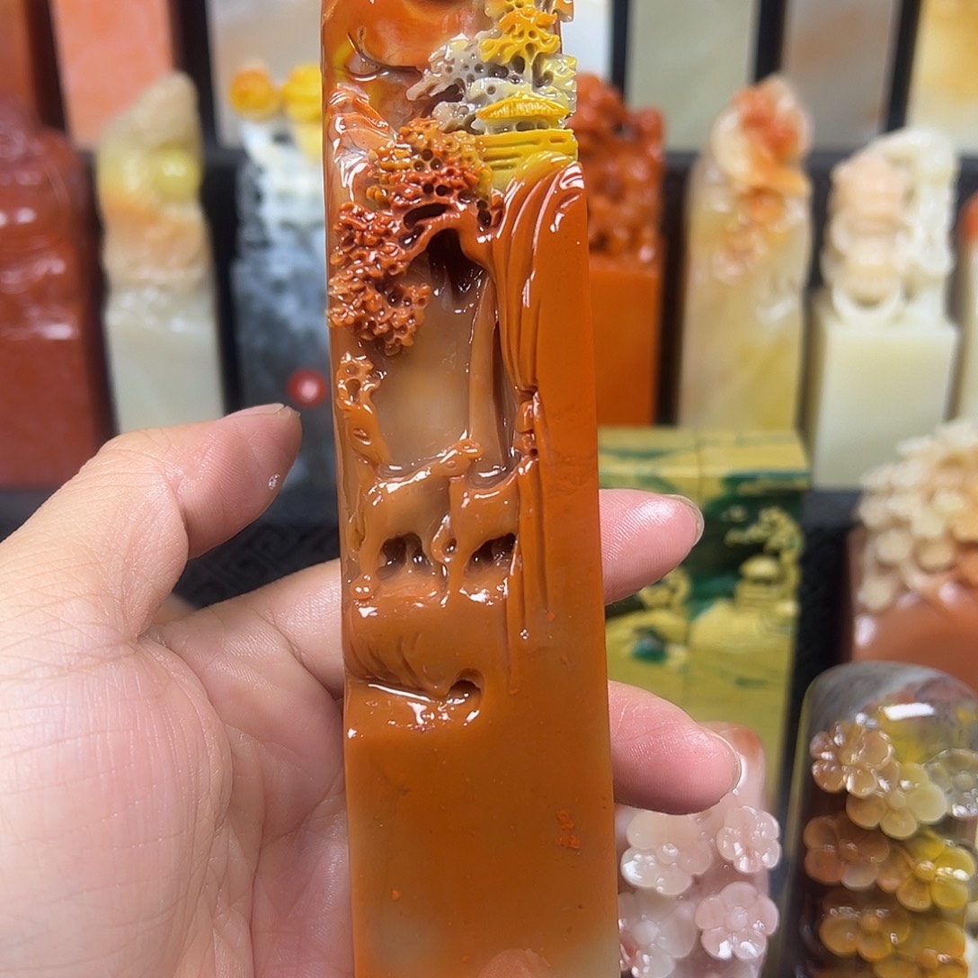 庚***社寿山石寿山石寿山石精品印章