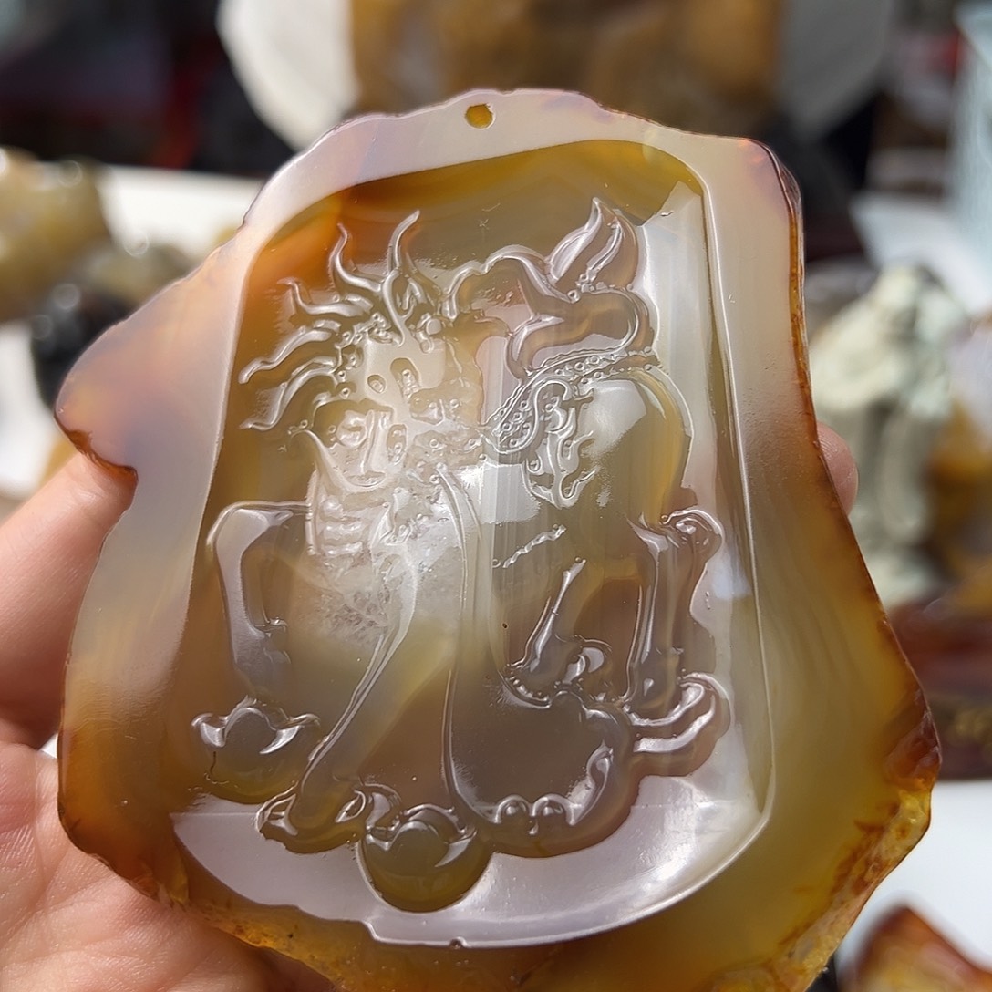 未镶嵌颈饰玛瑙/玉髓