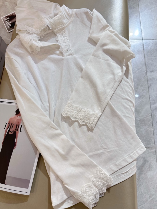 NZB 蕾丝连帽长袖T恤