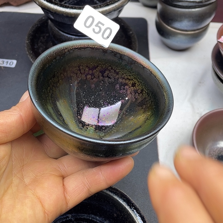 茶盏无**有铁胎建盏新品曜变050