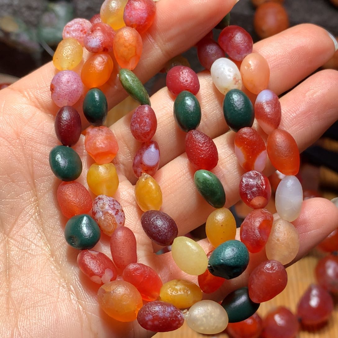 未镶嵌玛瑙/玉髓珠宝半成品