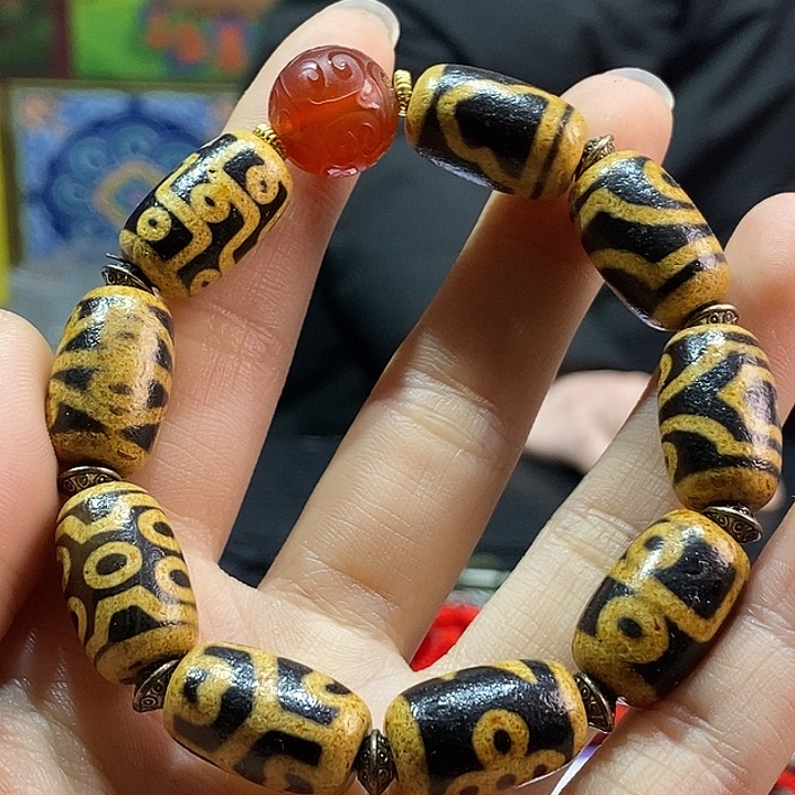 玛瑙/玉髓手串合金198