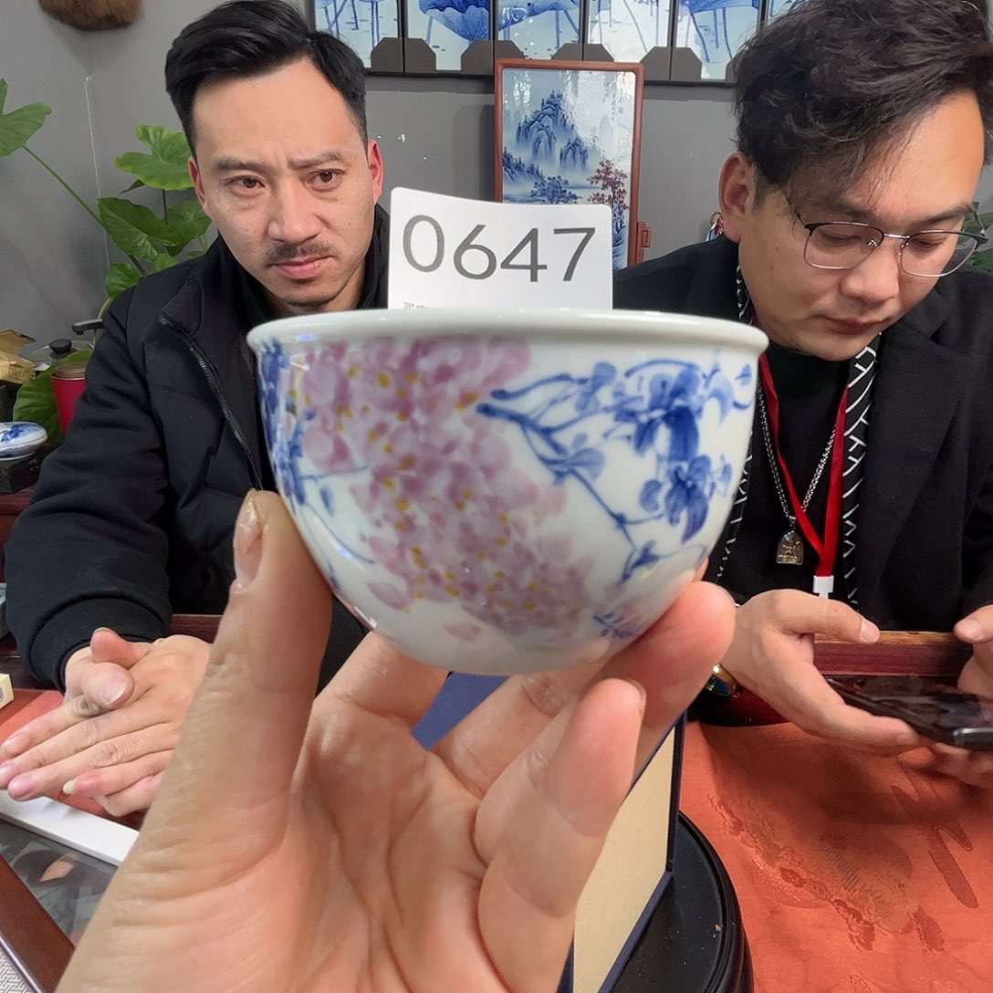 瓷片景德镇陶瓷手绘0647