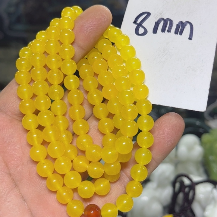 蛇纹石玉项链未镶嵌