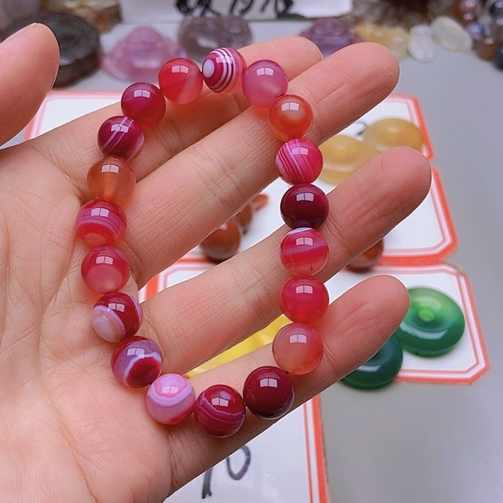 【闪购商品】未镶嵌玛瑙/玉髓珠宝半成品绿*