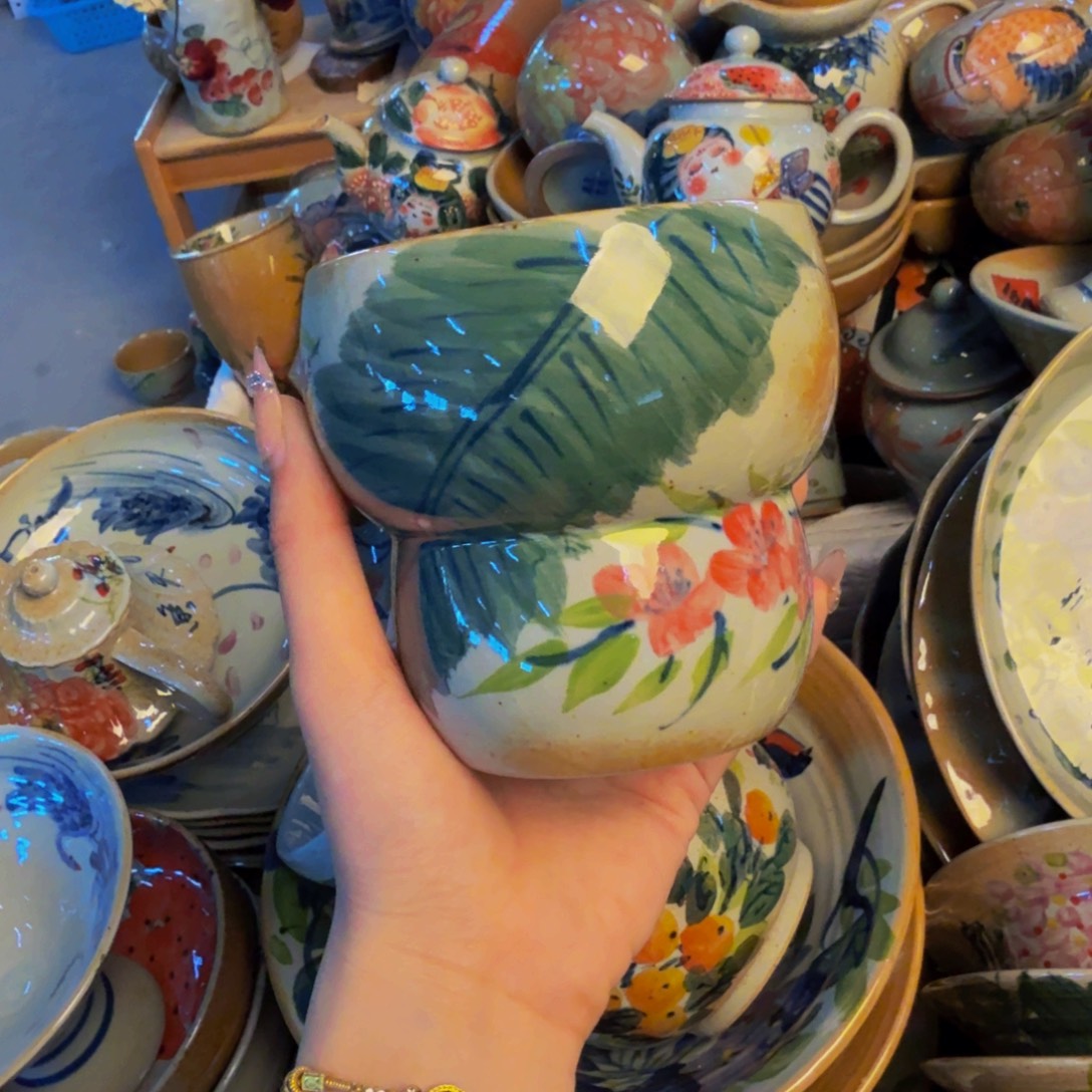 瓷片景德镇陶瓷手工手绘