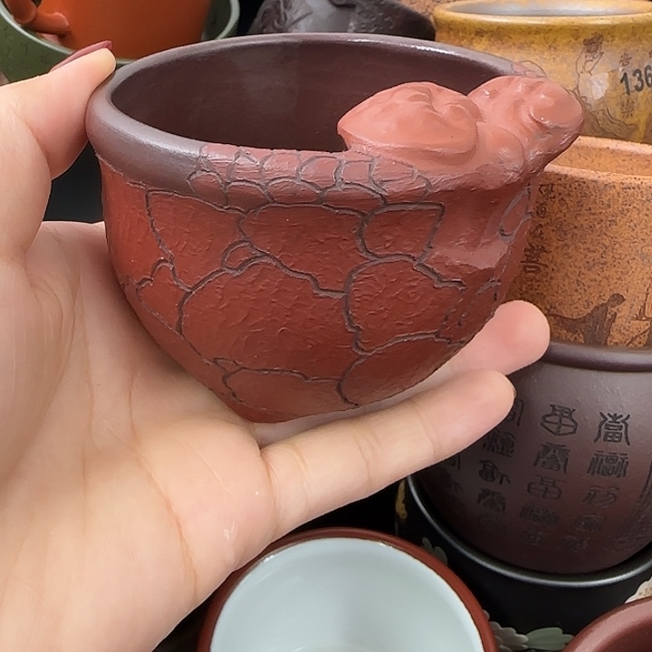 紫砂茶杯紫砂主人杯捡漏