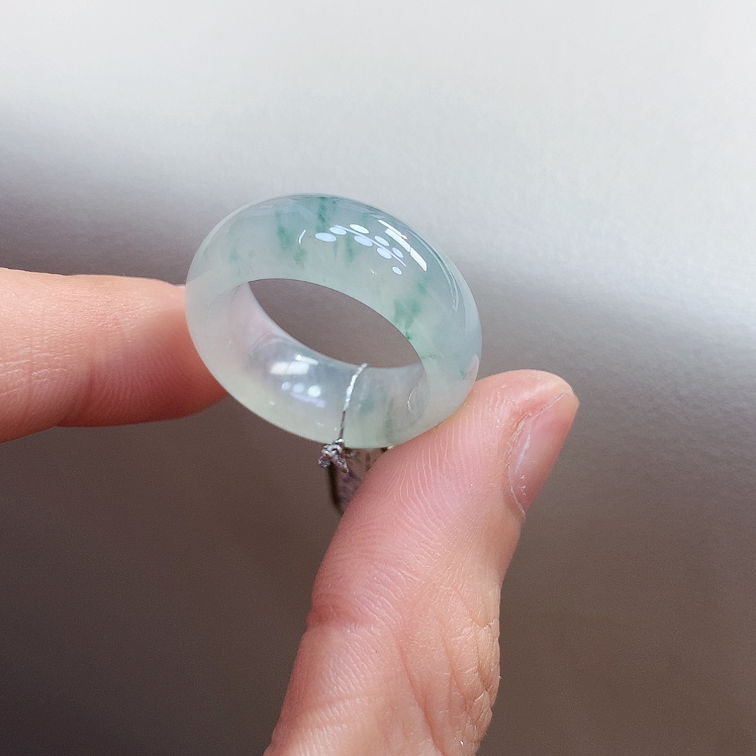 翡翠戒指未镶嵌14-15号