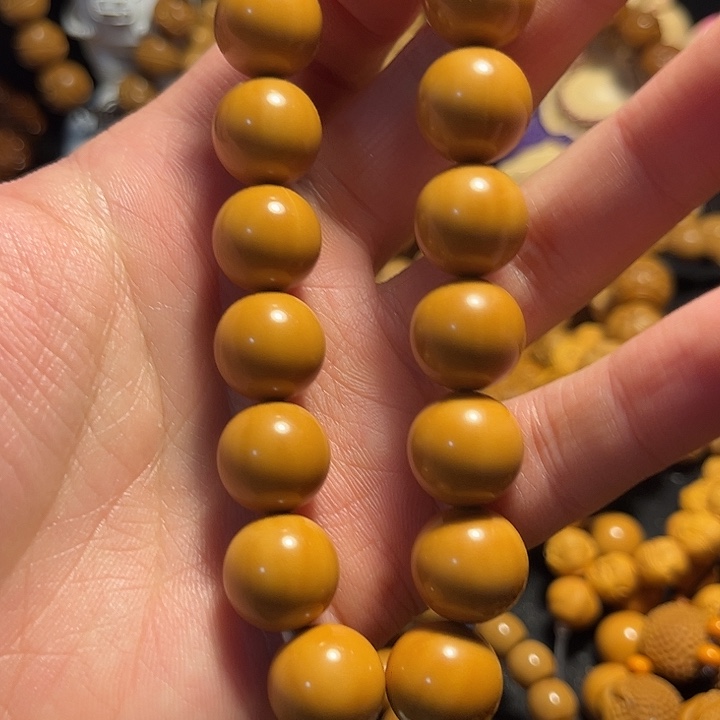 橄榄核手串/手链猴头1.4正圆