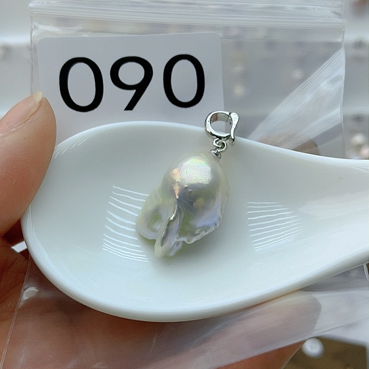 淡水珍珠颈饰银S925镶嵌