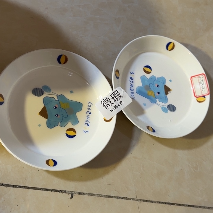 陶摆件不退不换卡通手绘