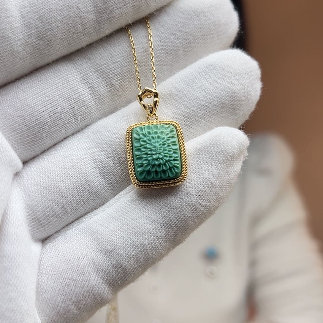 绿松石珠宝奇石未镶嵌