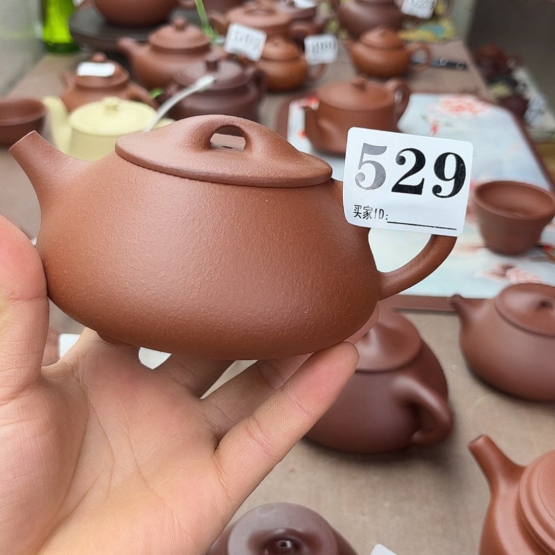 紫砂茶壶降坡泥石瓢280左右