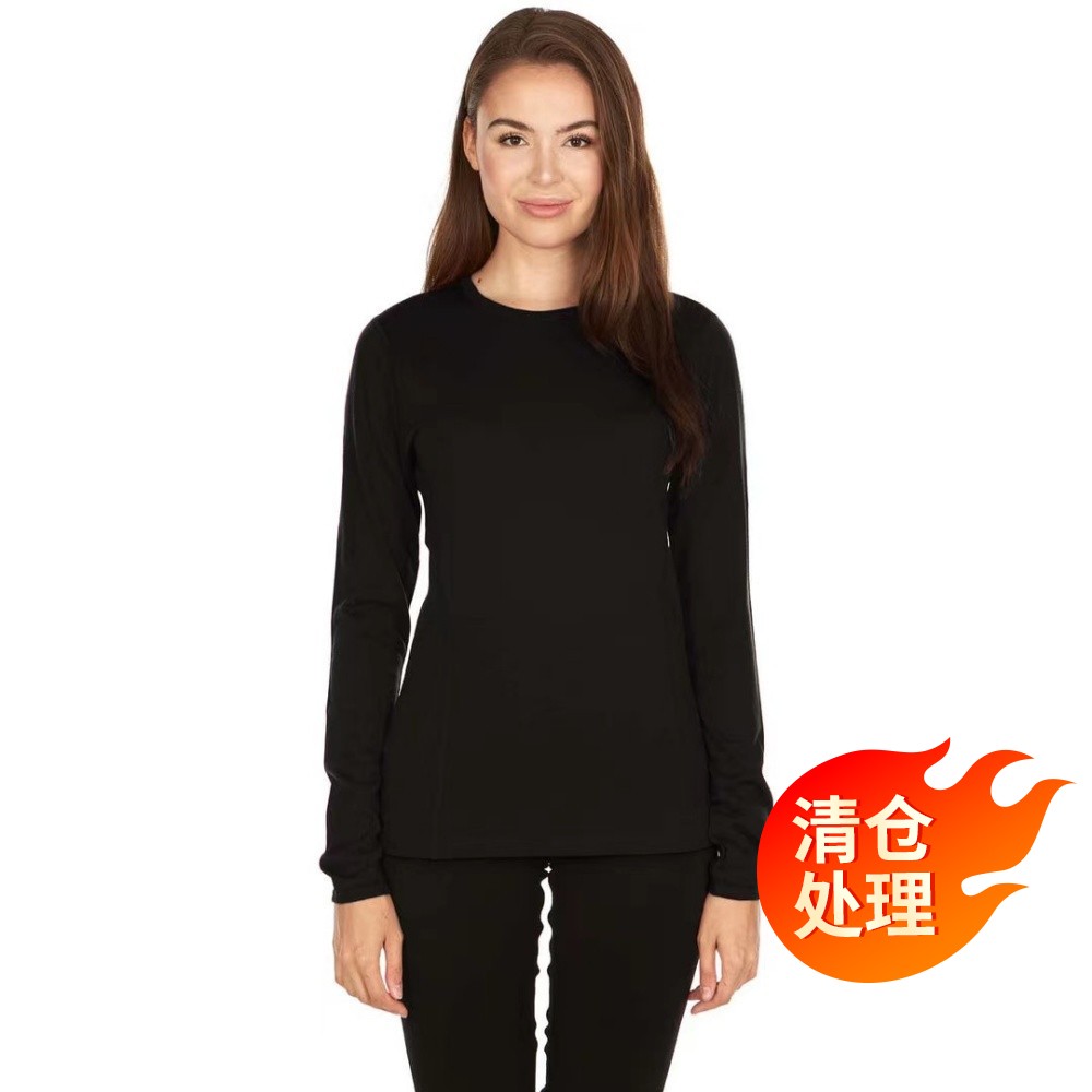 美利奴羊毛女款休闲运动户外羊毛运动长袖舒适保暖M12