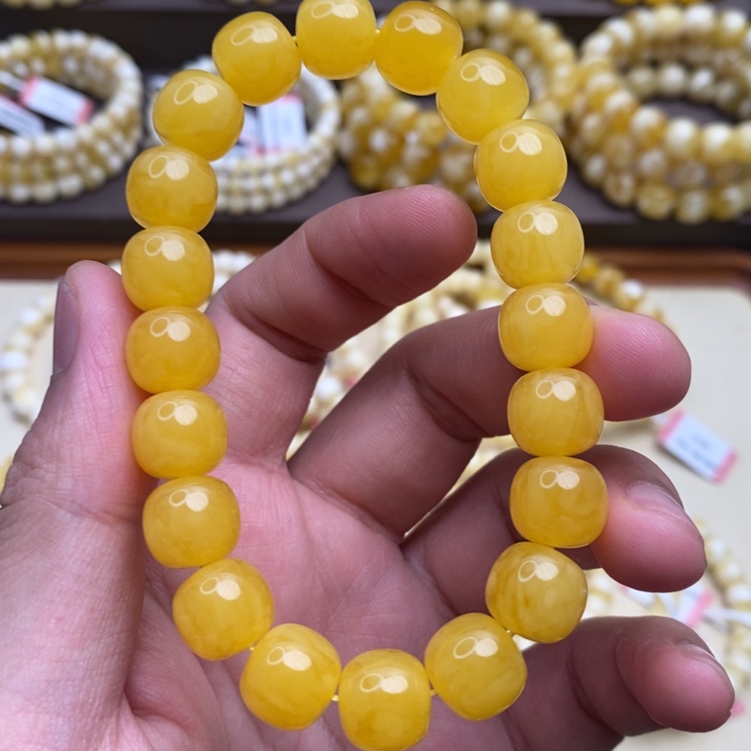 琥珀未镶嵌珠宝奇石11.3mm同料