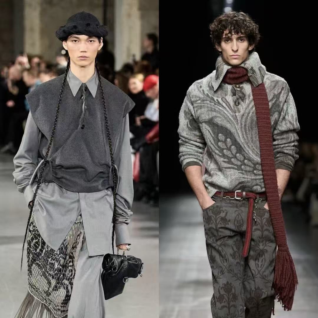 【4号链接】秋冬设计轻奢old money老钱风毛衣7085