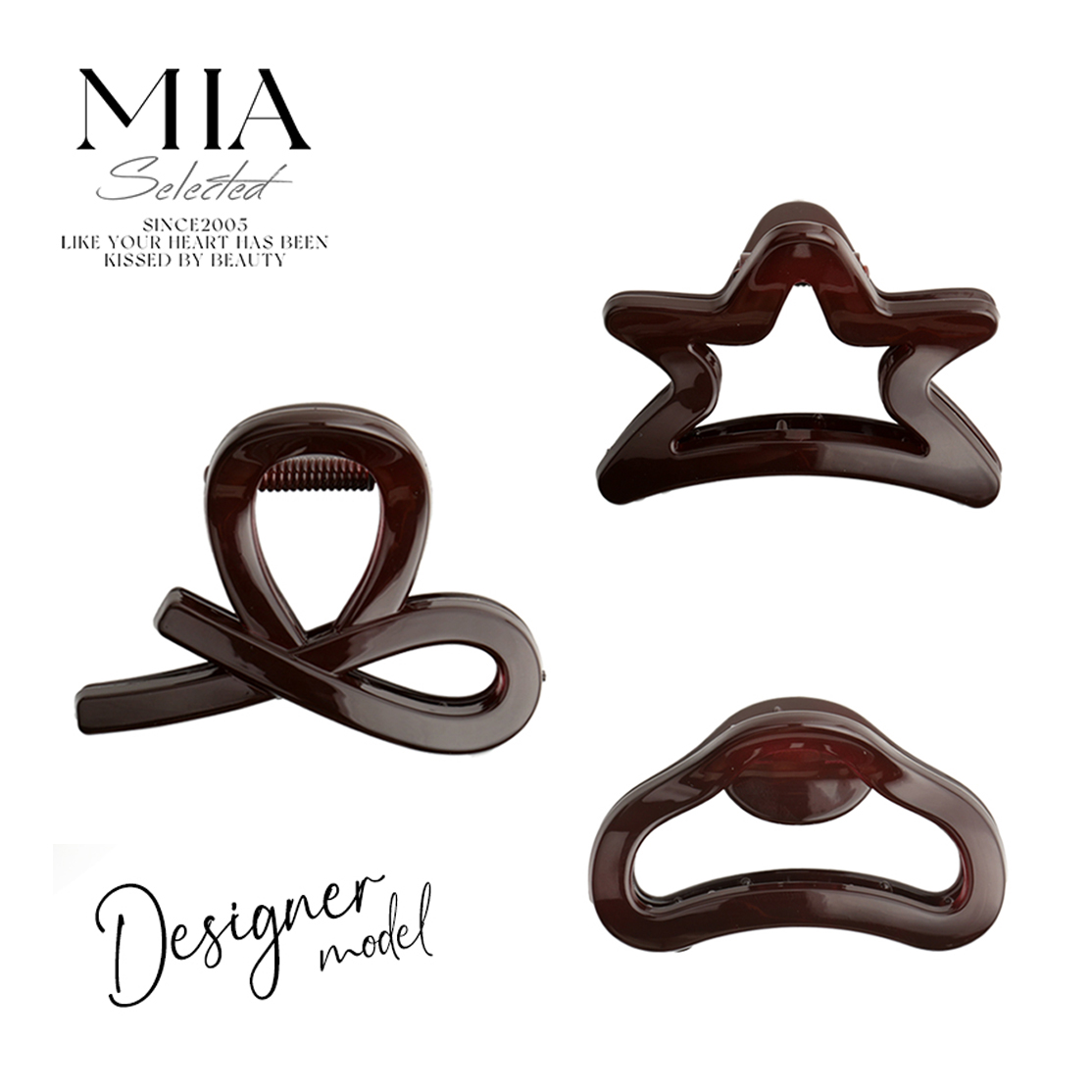 巧克力小众设计简约半扎发抓女气质高级感发夹2025新款抓夹头饰