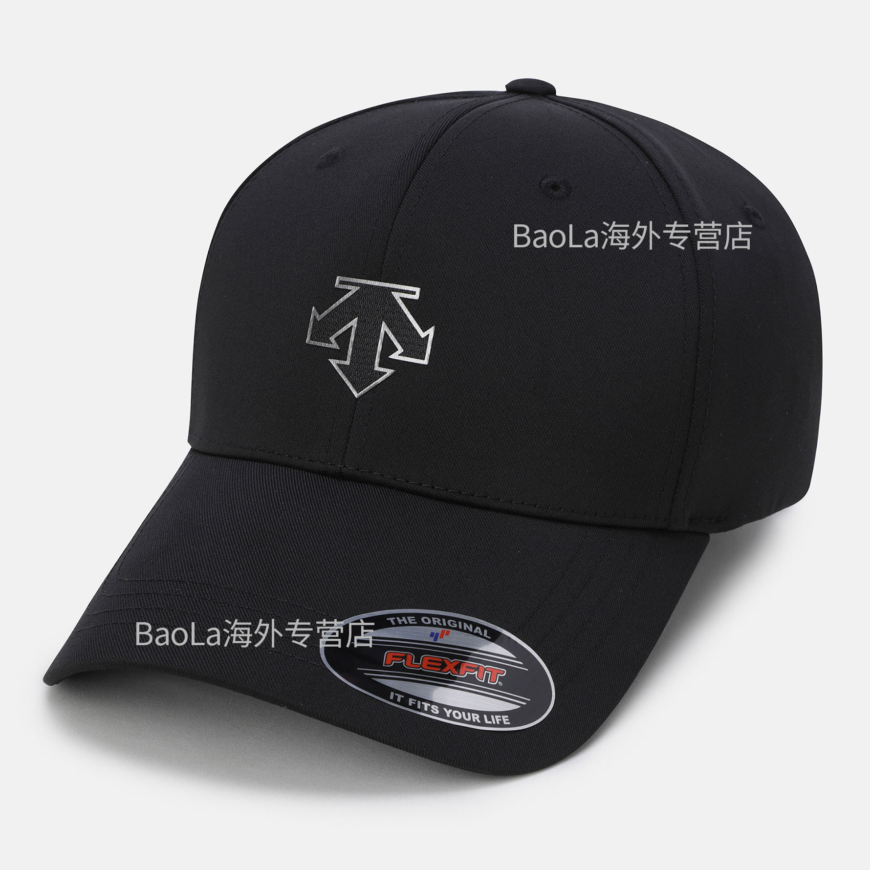 DESCENTE/迪桑特韩版FLEXFIT运动商务遮阳透气棒球帽SQ323UCP79