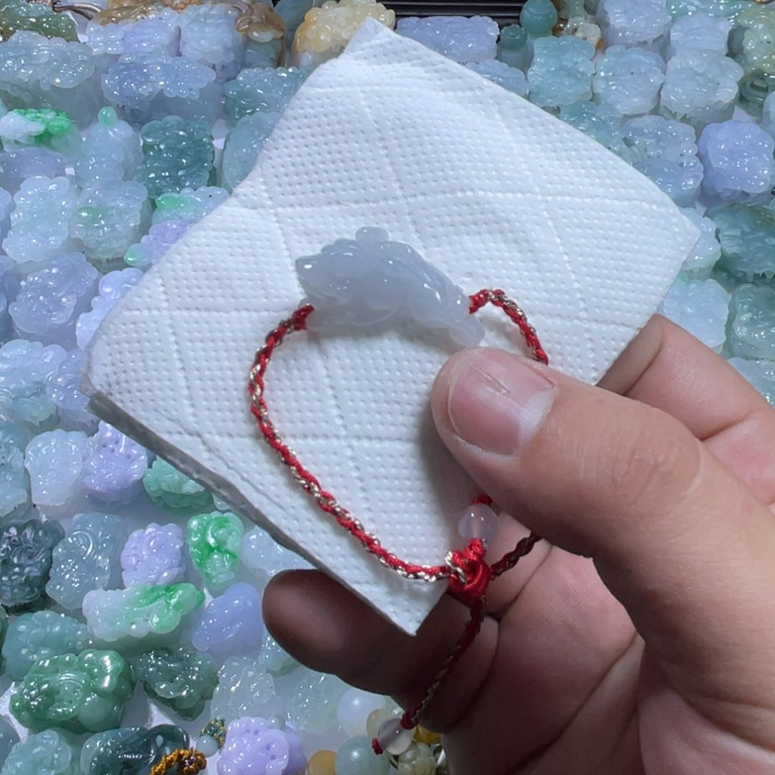 翡翠未镶嵌颈饰天然