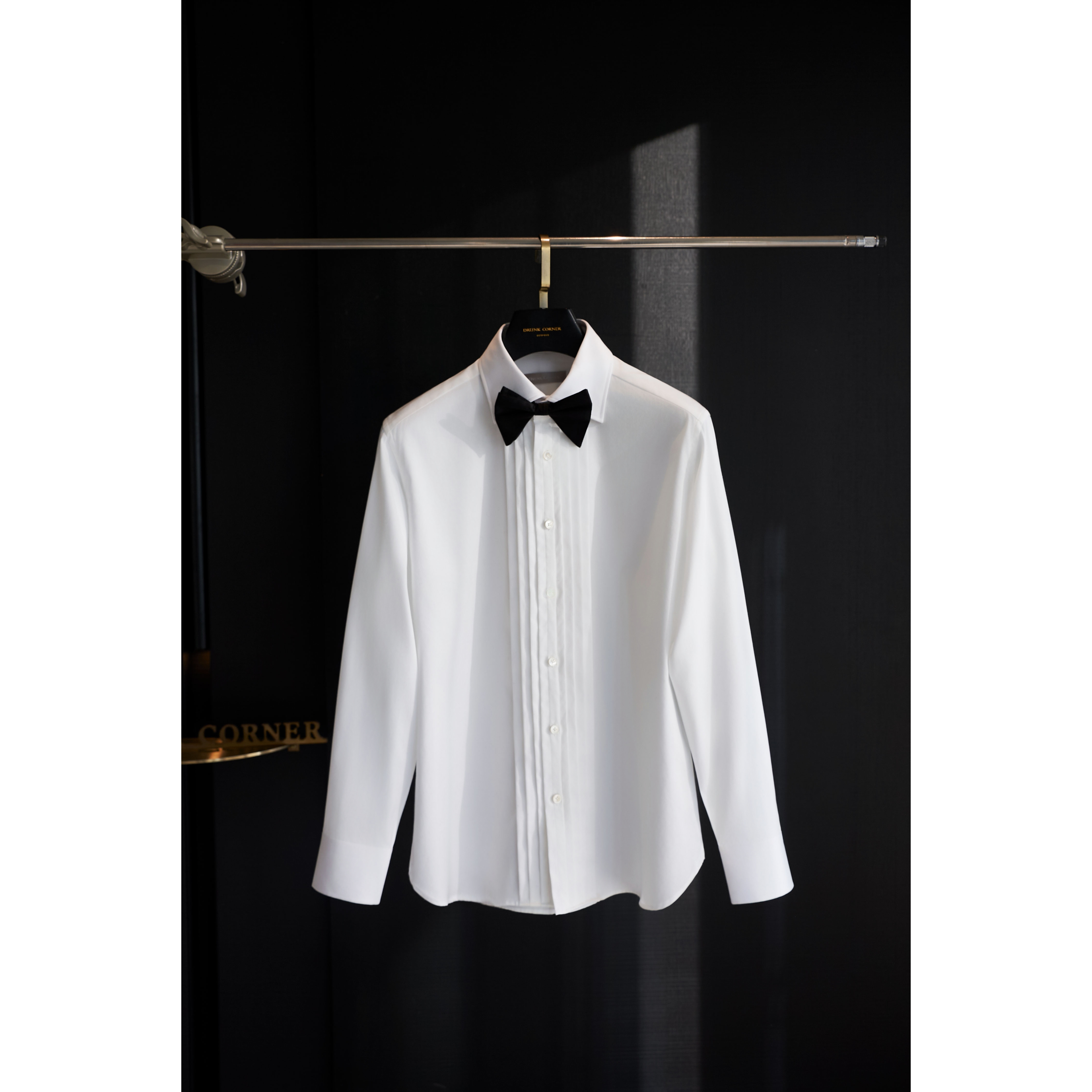 DRUNKCORNER 【风琴褶】纯色衬衫长袖宴会礼服时尚百搭轻奢