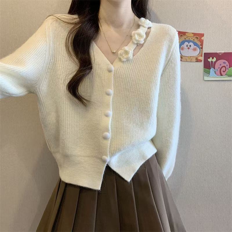 51-100  (需直播间实时下单）减龄毛衣开衫女秋冬新款