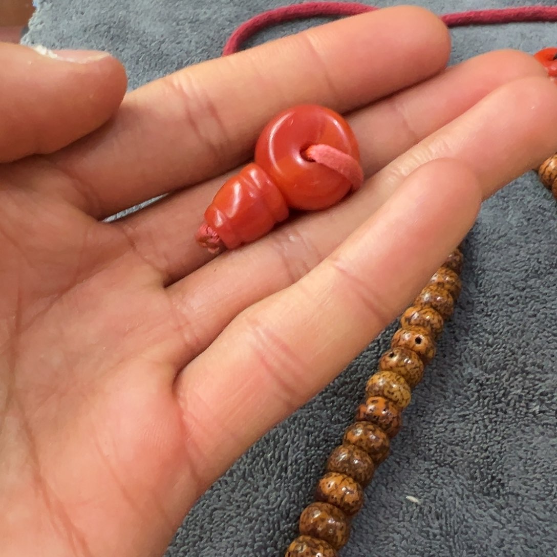 吊坠金刚菩提满****红菩提佩珠颗颗精品