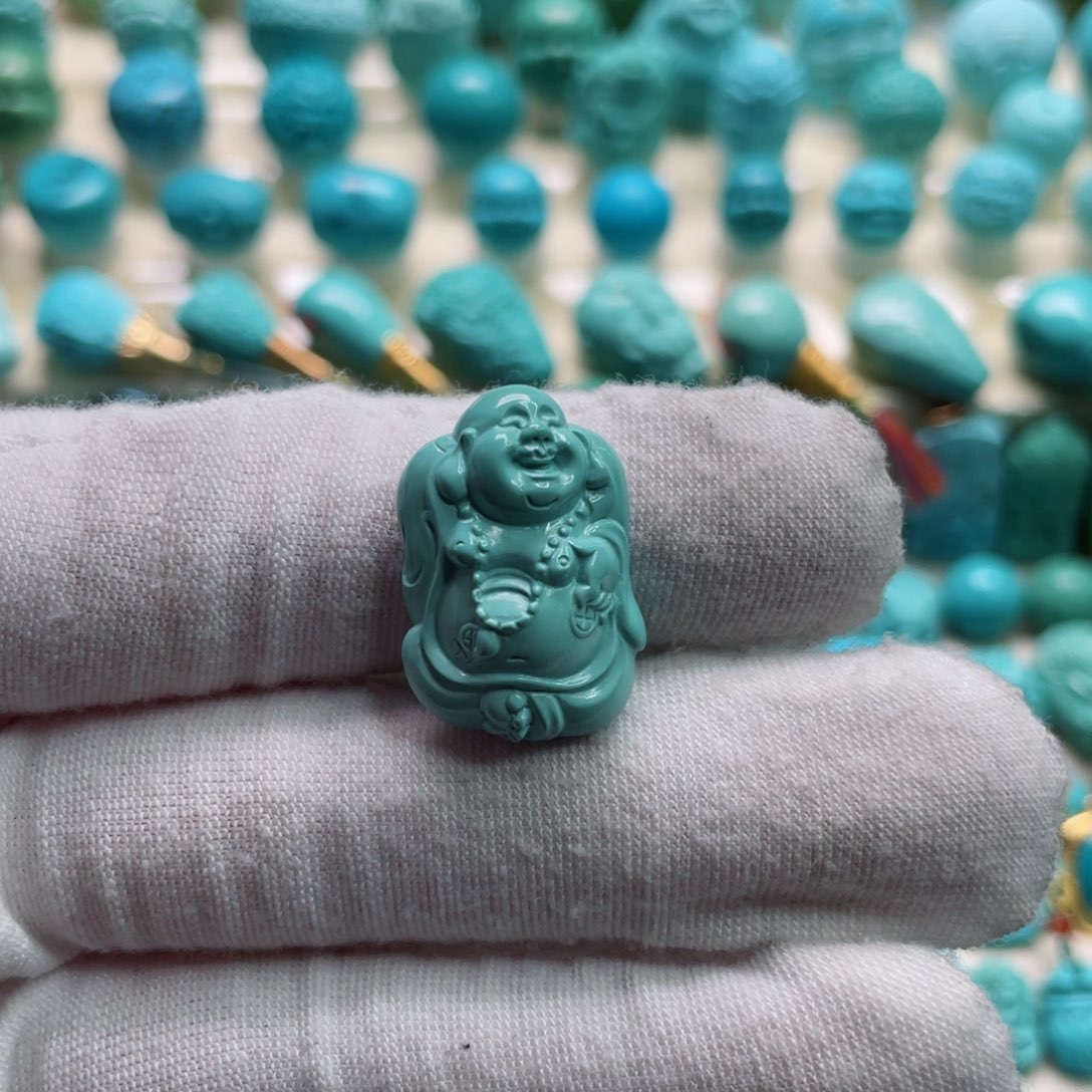 绿松石珠宝奇石未镶嵌