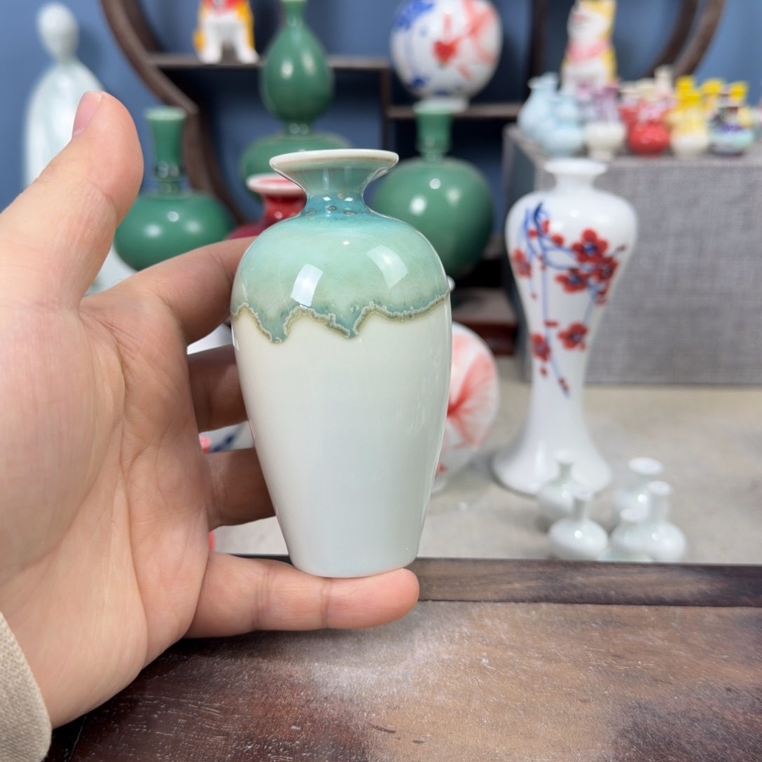陶瓷手工小花器摆件
