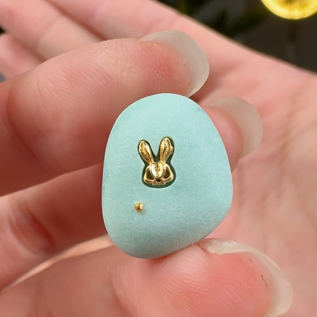 绿松石珠宝奇石未镶嵌