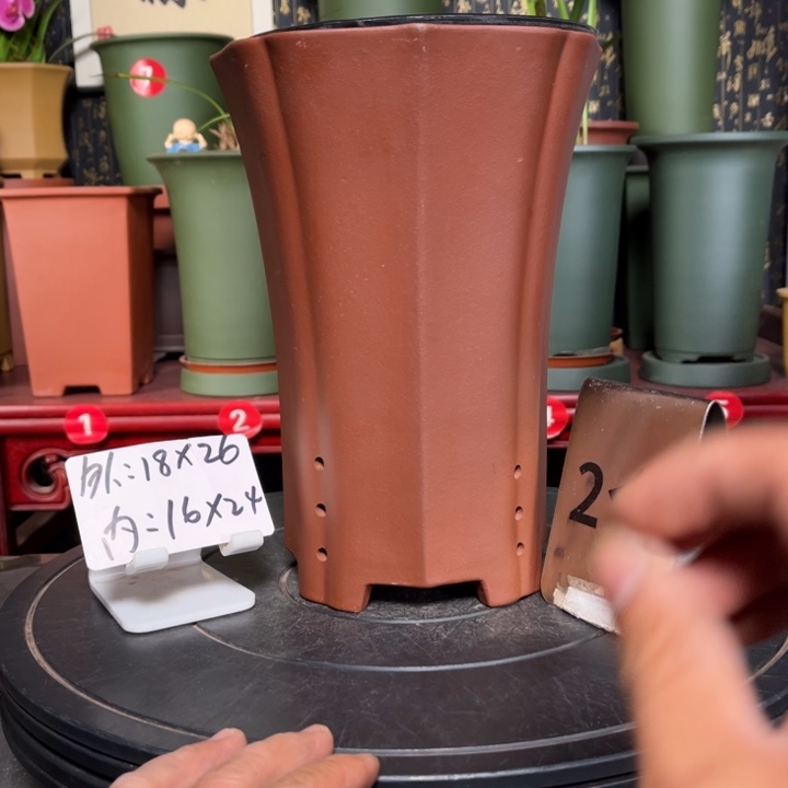 紫砂花盆紫砂花盆