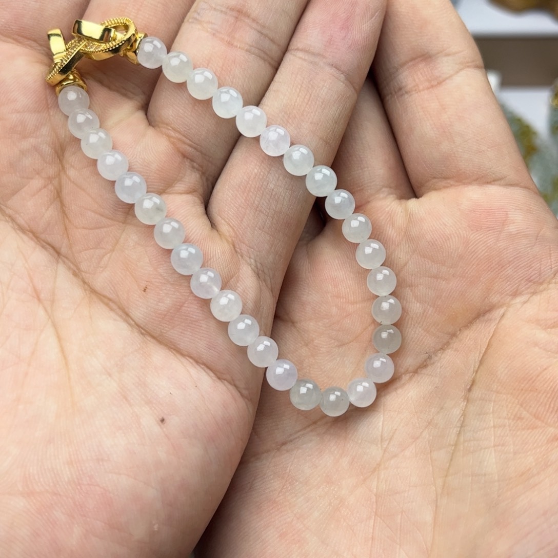 茉***ヾ翡翠未镶嵌颈饰122