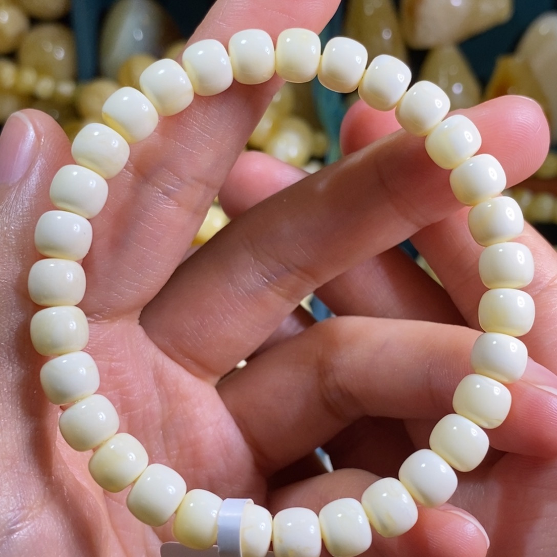 蜜蜡裸石未镶嵌7手串