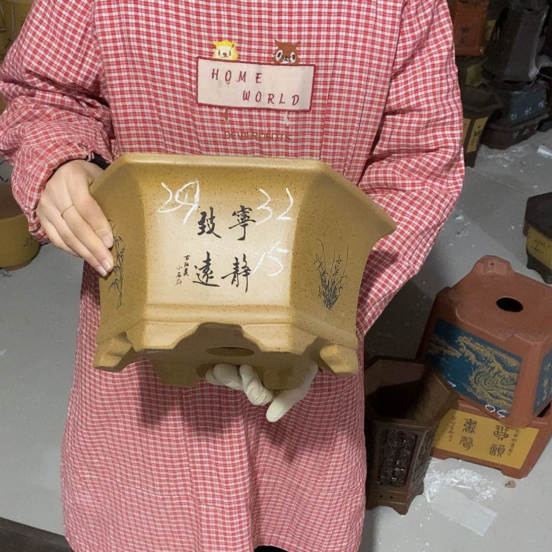 紫砂花盆紫砂花盆