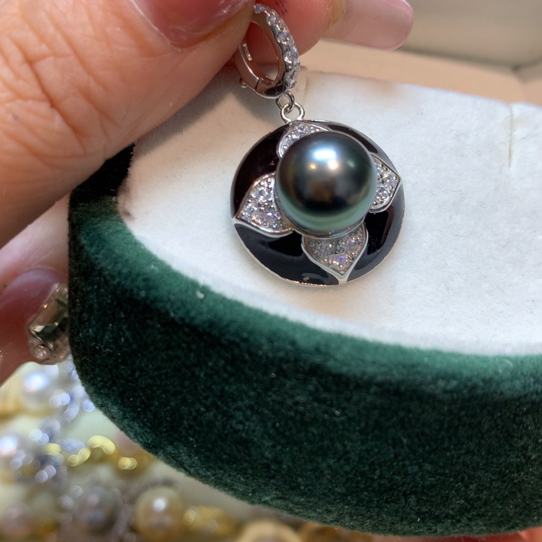 海水珍珠颈饰银S925镶嵌